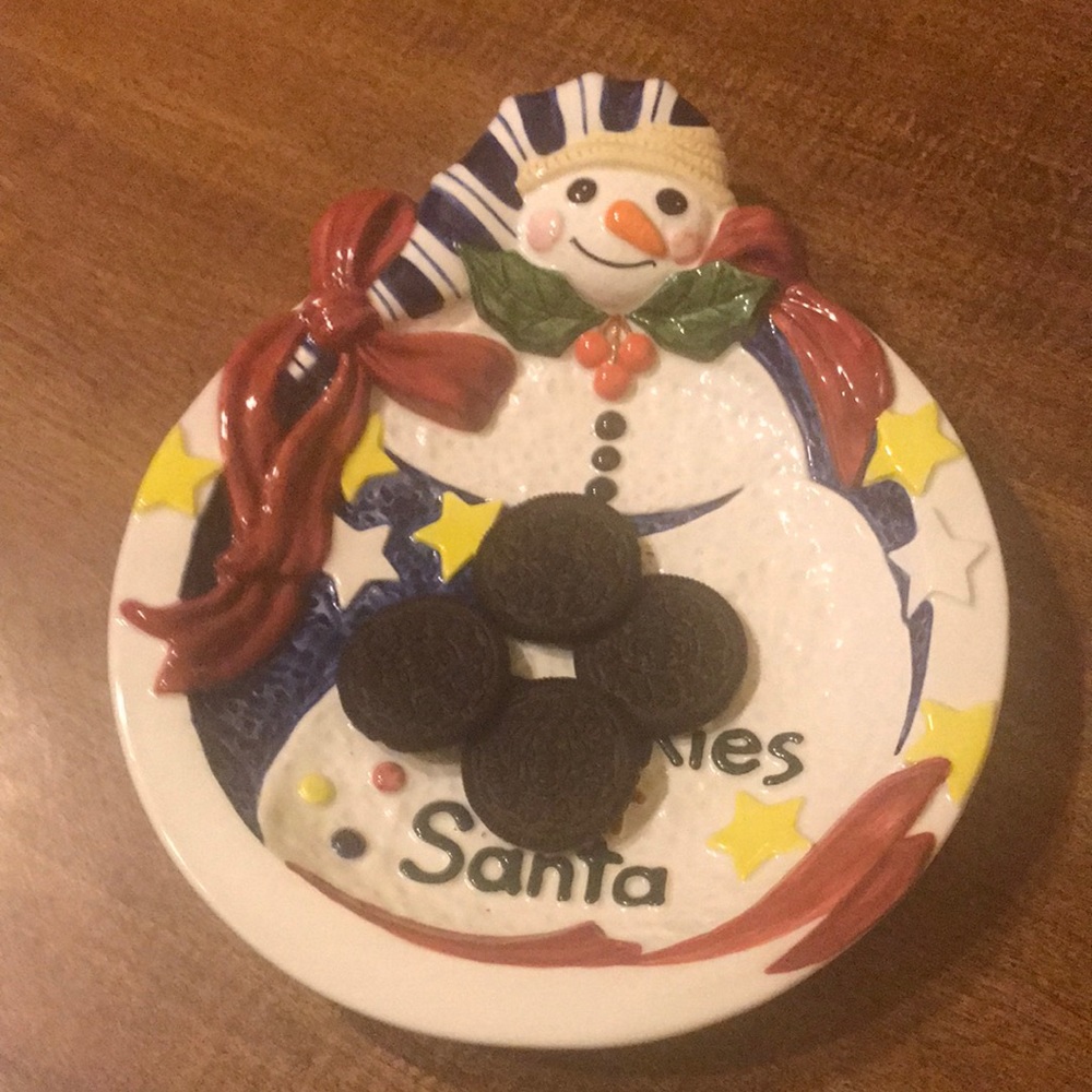 Noritake epoch collection holiday cookie plate